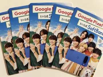 나니와단시 SoftBank Google Pixel 카드 5매 세트