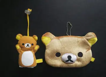 희소 리락쿠마 마스코트 키케이스 & 포켓 티슈 케이스