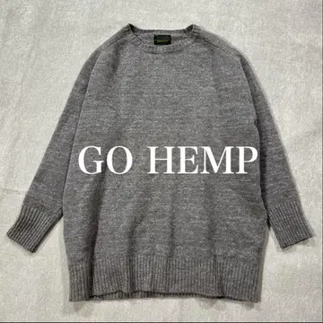 GOHEMP 고헴프 코튼 울 니트탑 그레이