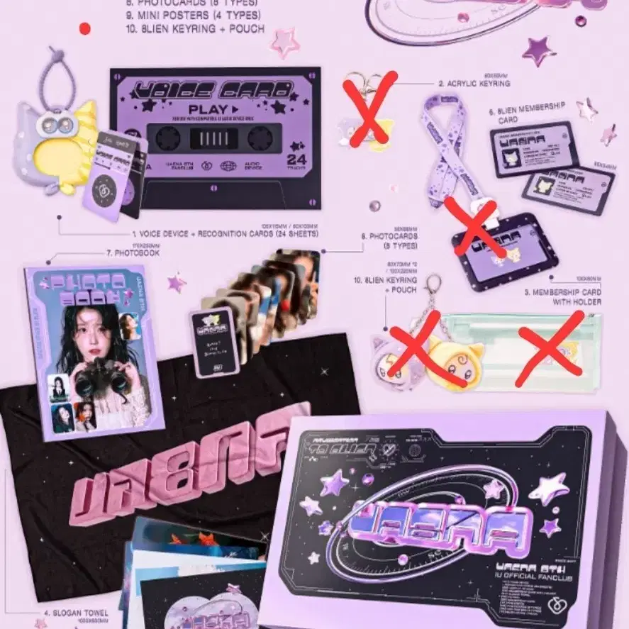 IU | 아이유 Iu Uaena Membership Fan Club Kit 8th Generation