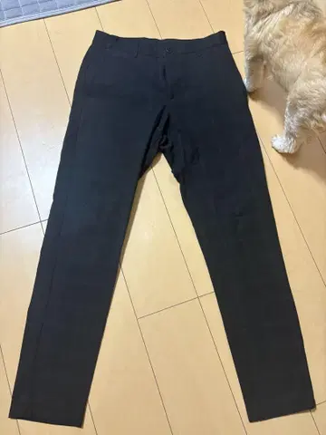 스키니 팬츠 체크 무늬 블랙
