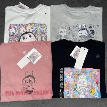 UNIQLO POPMART UT 라부부 유니클로 M 4매 세트 2