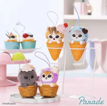 mofsand 아이스 냥 마스코트 전4종 컴플리트 세트