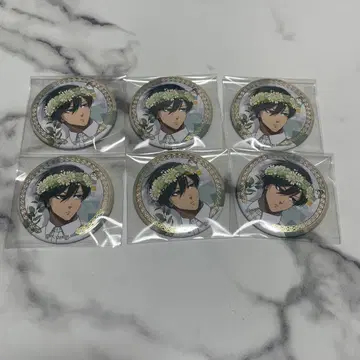블루 록 이토시 린 Flower crown 캔뱃지 6개 세트