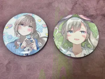배드걸 애니메이션화 기념 원화전 캔뱃지 스즈카제 스즈 2점