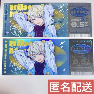 니지산지 히하치 마나 HEROES 하프 기념일 홀로그램 티켓