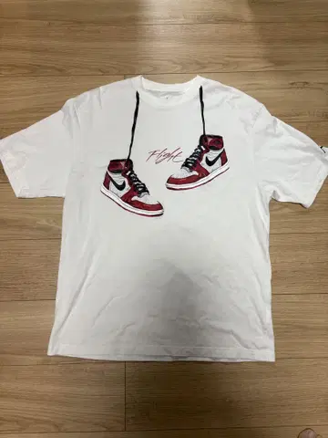 Jordan 스니커즈 프린트 티셔츠 L