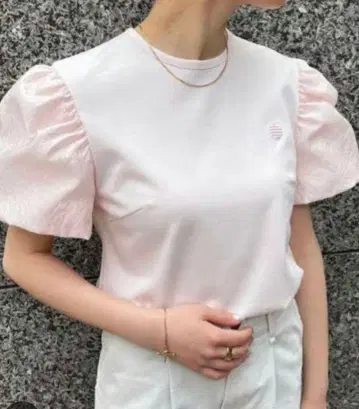 보더스 앳 발코니 자카드 셔츠 38 핑크