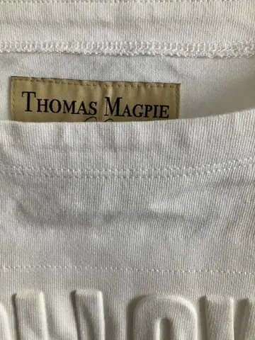 THOMAS MAGPIE 화이트 긴팔 T셔츠