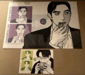 최저가 패밀리 레스토랑 가자 코믹 빔 혜택 클리어 파일 브로마이드 세트