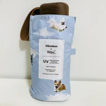히코우견 x Wpc 하늘을 나는 차광 원브렐라 우천 겸용 접이식 우산