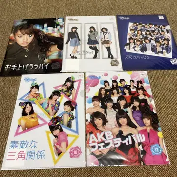 AKB48 클리어 파일 5매 세트 팀 서프라이즈