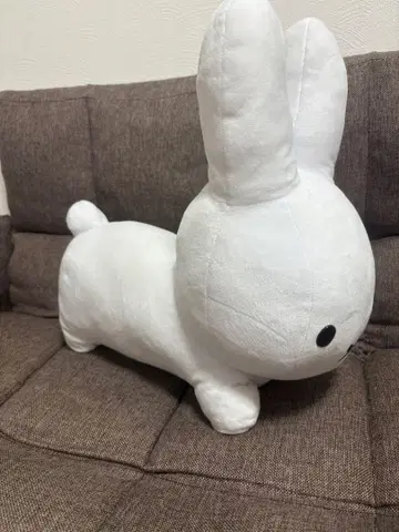 블루나 애니멀 특대 사이즈 봉제 인형 토끼 화이트 미피
