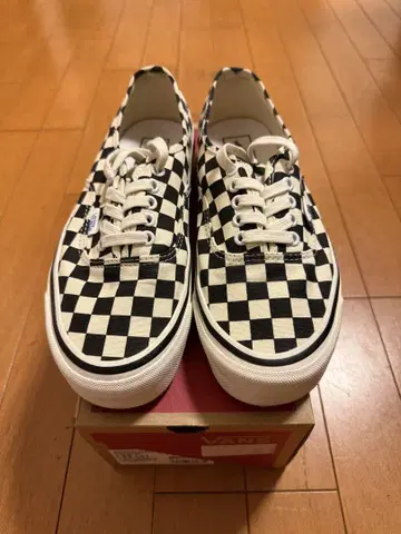 VANS 어센틱 44 DX 아나하임 체커 26.0cm