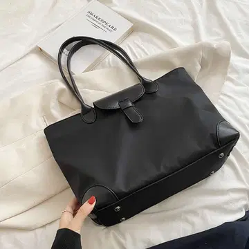토트백 여성용 경량 대용량 포켓 부착, 자신용 평소용 선물