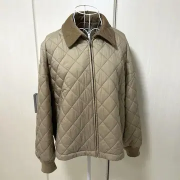 UNIQLO C 유니클로C 웜 패딩 블루종 퀼팅 베이지