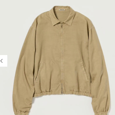 ジャケット・アウター AURALEE 25SS PRODUCT DYED FINX GABARDINE AURALEE Navy Product Dyed Finx Gabardine Swing Jacket Auralee