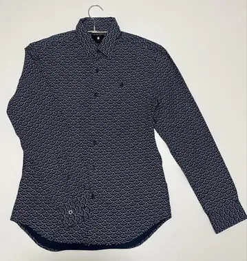 gstar raw 물결무늬 네이비 긴팔 셔츠 S