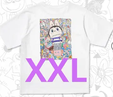 라부부 유니클로 콜라보 T셔츠 POP MART UT XXL
