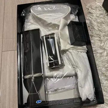 웨딩 남성용 셔츠 넥타이 포함