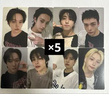 straykids HMV 혜택 컴프 x 5 트레이딩 카드 총 40장