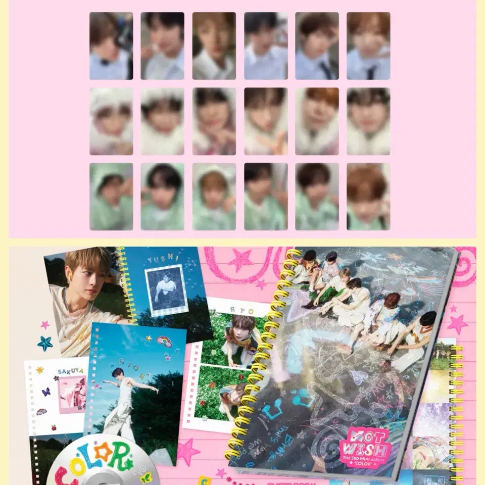 NCT WISH「COLOR」Photobook Ver. トレカ シオンセット