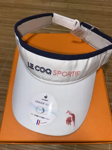 le coq sportif 화이트 바이저 GQCVJ652