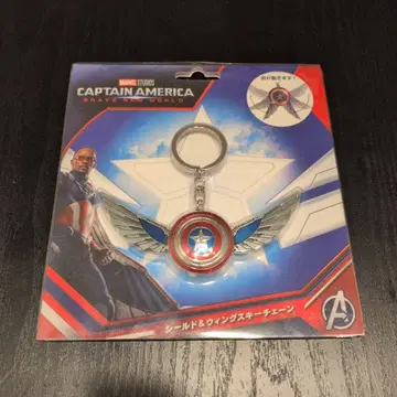 캡틴 아메리카 쉴드 & 윙 키체인 / 새상품