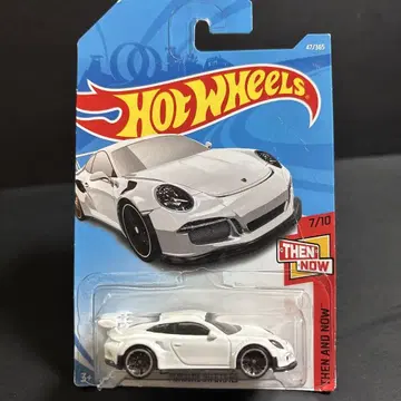 핫휠 Porsche 911 GT3 RS 화이트 젠&나우
