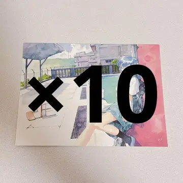 에반게리온 사다모토 요시유키 신작 한정판 엽서 아야나미 레이 10매 c
