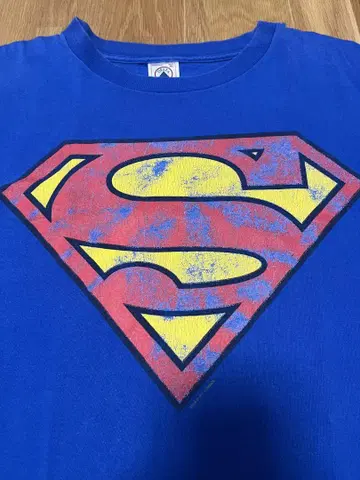 00년대 구제 의류 vintage 슈퍼맨 티셔츠 XL