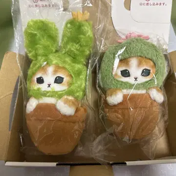 mofusand 선인장냥 봉제 인형 2종