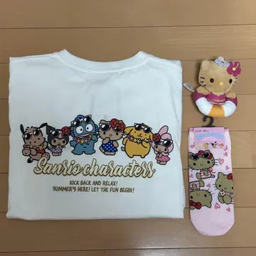 일광화상 키티 키링 양말 산리오