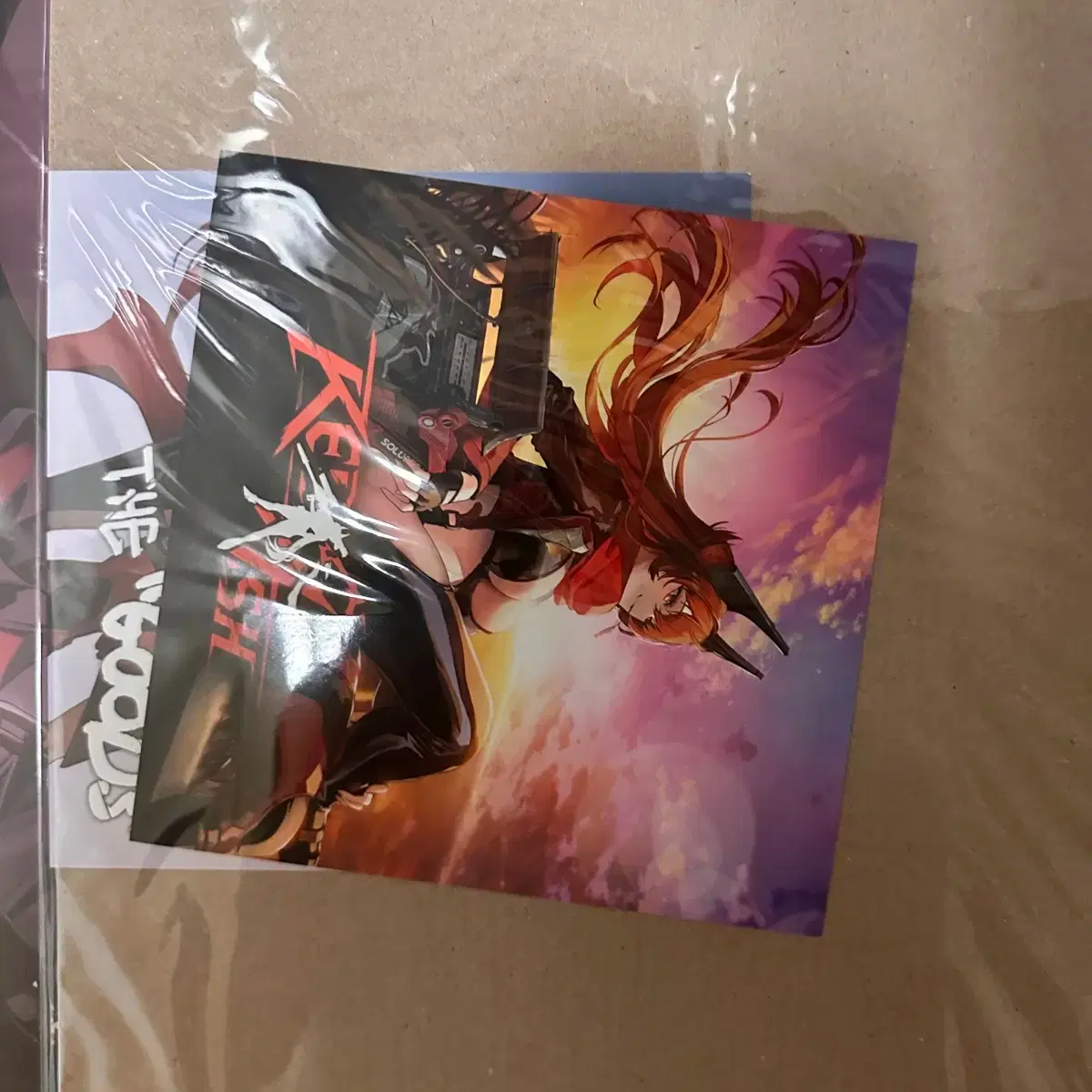 NIKKE Red Hood Record Player + LP + pre-order benefit on Bunjang