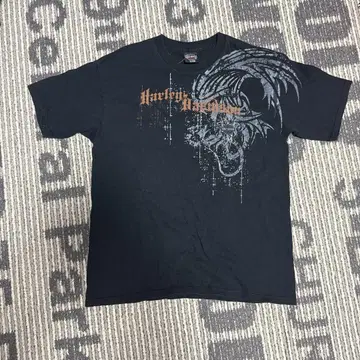 Harley-Davidson T셔츠 구제 의류 black