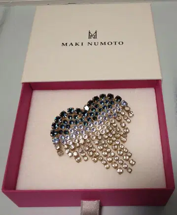 MAKI NUMOTO 하트 브로치 몬타나 마키누모토