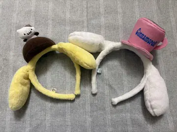 시나모롤 폼폼푸린 머리띠