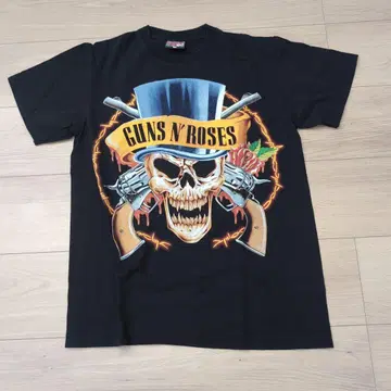 GUNS N' ROSES 스컬 티셔츠 M 사이즈