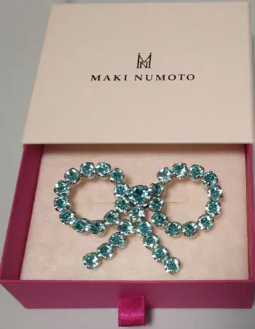 MAKI NUMOTO 리본 브로치 마키누모토