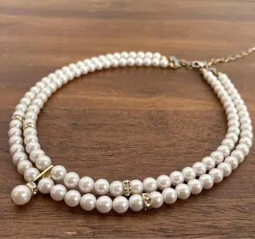 도쿄 이긴 TOKYOIGIN 2연 펄 목걸이