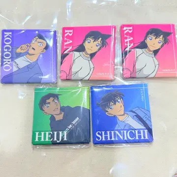 코난랜드 캔뱃지 가챠 세트