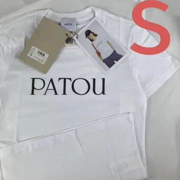 PATOU 코튼 로고 반팔 티셔츠 size S