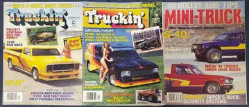 Truckin 외 잡지 3권 세트 1983 1984 트럭킨