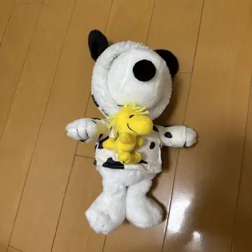 스누피 소 무늬 스타일 봉제 인형