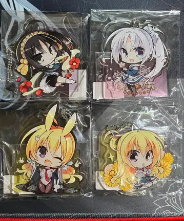 천연만화 게마 복권 아크릴 키링 4종