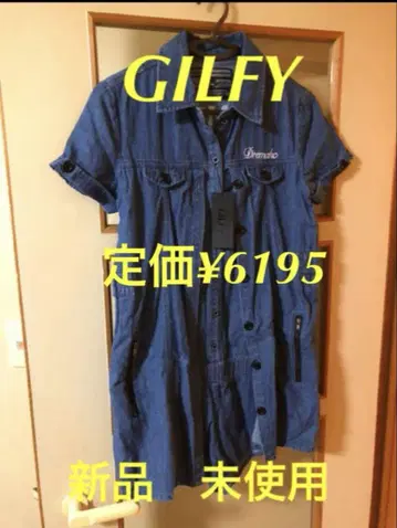GILFY 데님 콤비 올인원 새상품 택 포함