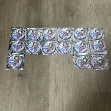 우라타누키 파랑 데포 캔뱃지