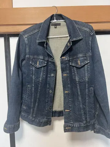 L 사이즈 다크 블루 데님 자켓
