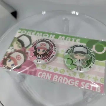 Pokemon mete 캔뱃지 세트 B 여아 & N