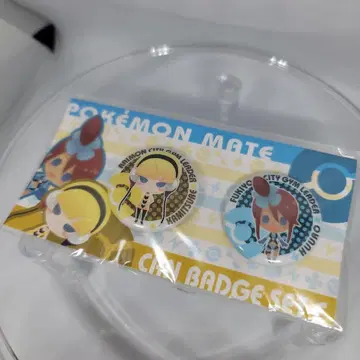 Pokemon mete 캔뱃지 세트 C 카밀레&후우로